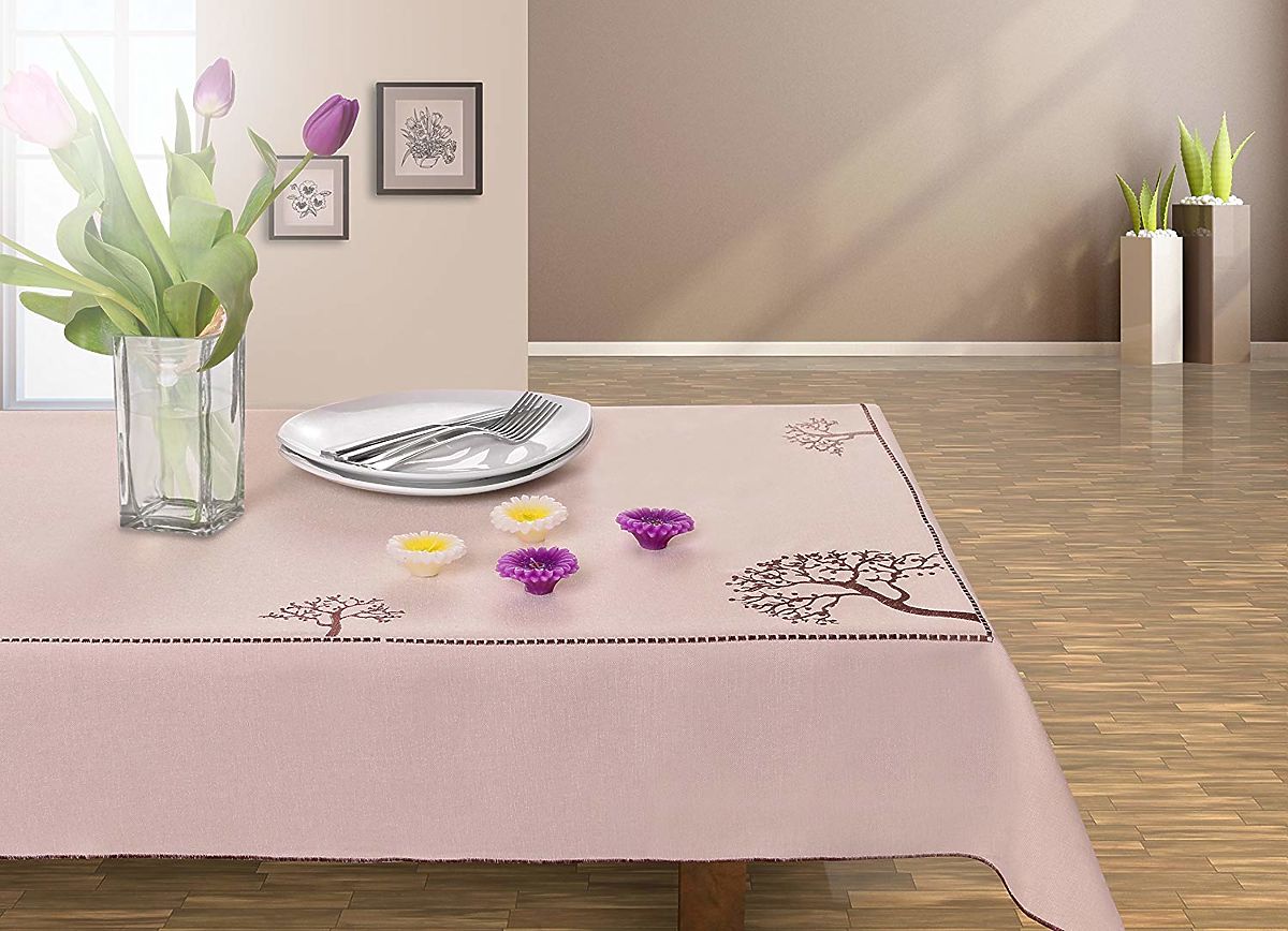 Obrus OLD COLLECTIONS kolor beżowy haftowany motyw roślinny 30x45 decor tephani