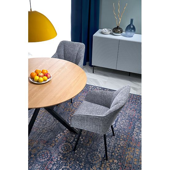 ACORD stół rozkładany, naturalny / czarny (2p=1ks)