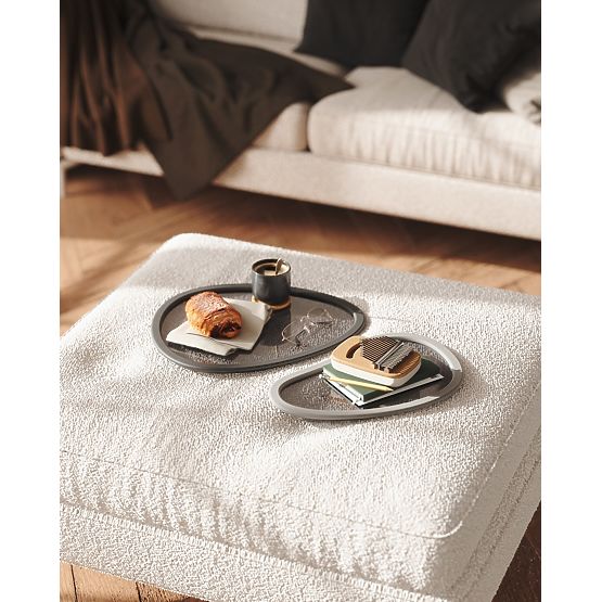 Akcesoria kuchenne o nieregularnym kształcie HUB kolor grafitowy styl minimalistyczny Umbra