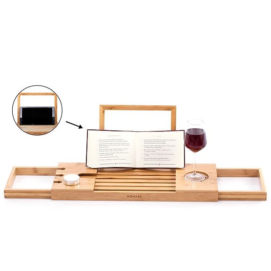 Akcesoria łazienkowe MELEDYN w kolorze jasnobrązowym w stylu boho stojące do użytku wewnętrznego hom