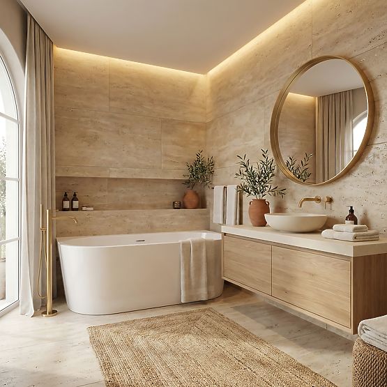 Akrylowa wanna ścienna OLIMPIA 150 cm