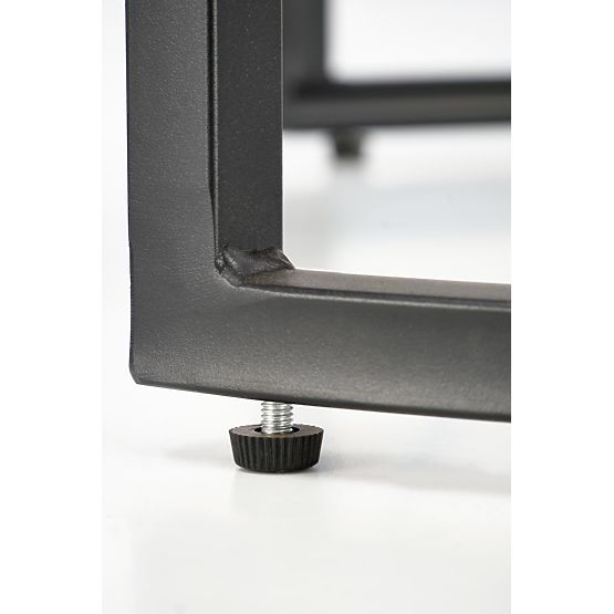 ALEXANDRA zestaw 2 stolików, czarny marmur / czarny