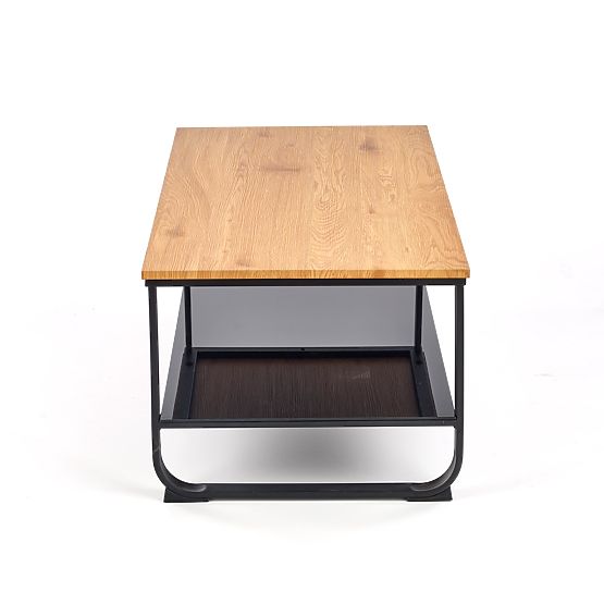 ARTIGA stolik konferencyjny dąb złoty / czarny (1p=1szt)