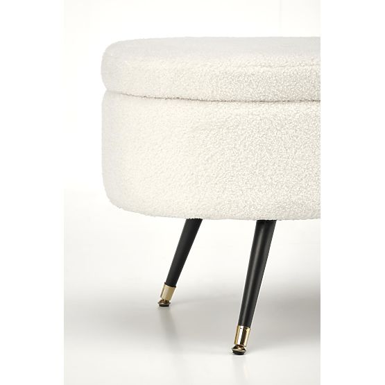 Ławka AVEIRO z miejscem do przechowywania, kremowa