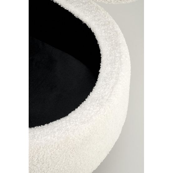 Ławka AVEIRO z miejscem do przechowywania, kremowa