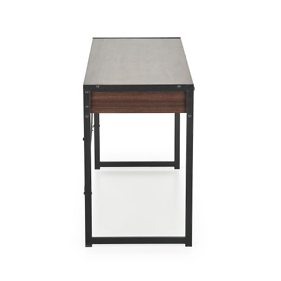 B46 biurko orzechowe / czarne (1p=1szt)