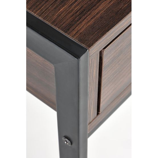 B46 biurko orzechowe / czarne (1p=1szt)