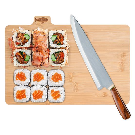 Bambusowa deska do krojenia Skara zestaw 4 sztuk