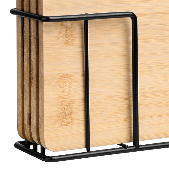 Bambusowa deska do krojenia Skara zestaw 4 sztuk