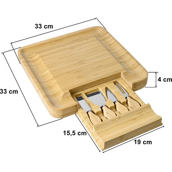 Bambusowa deska do przekąsek i serów Estera
