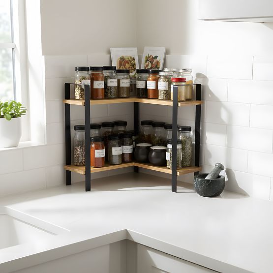Bambusowe półki na przyprawy SARITA