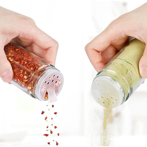 Bambusowy stojak na przyprawy KOCHEN 18 słoików