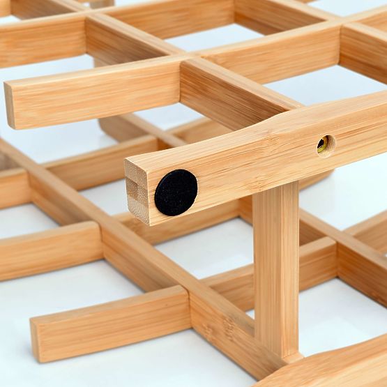 Bambusowy stojak na wino Todgar