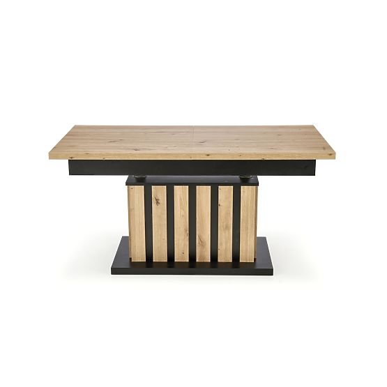 BARETTI stolik konferencyjny dąb artisan/czarny