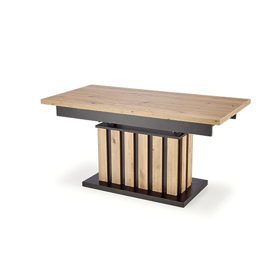 BARETTI stolik konferencyjny dąb artisan/czarny