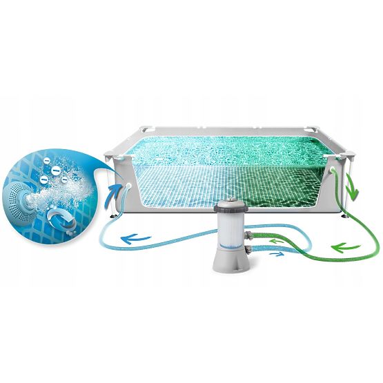 Basen prostokątny 300x175 cm