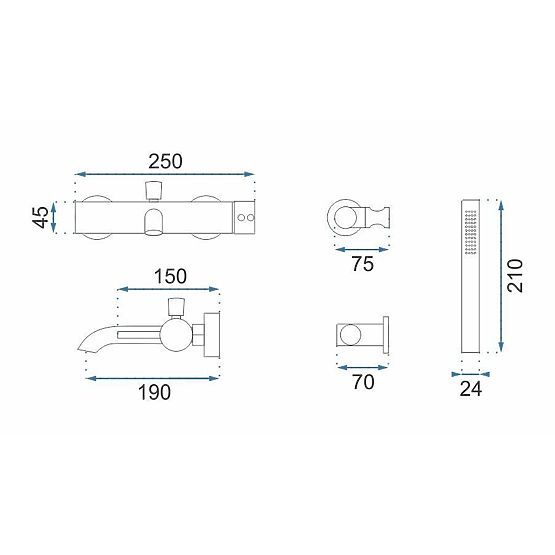 Bateria wannowa REA Lungo Titan