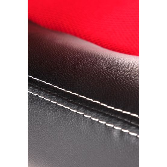 BERKEL fotel biurowy czarno-czerwony (1p=1szt)