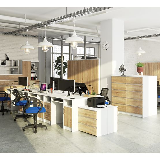 BIURKO ANA PK BIAŁY / SONOMA