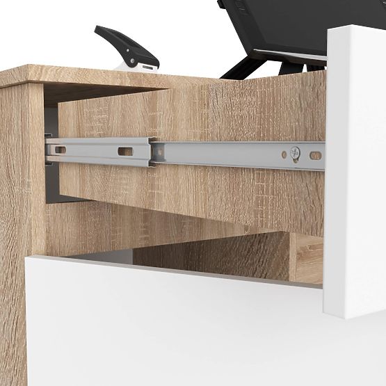 BIURKO CLP A5 2D 2SZ PK SONOMA / BIAŁY