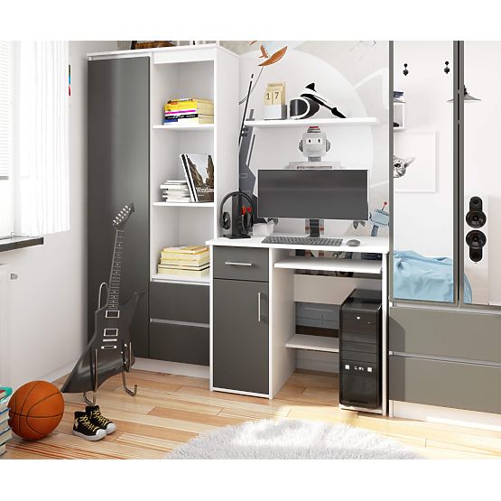 BIURKO JAY PK BIAŁY / SZARY