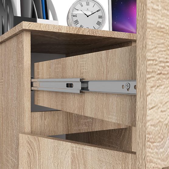 BIURKO KOMPUTEROWE 90 cm PIXEL LEWY PK SONOMA