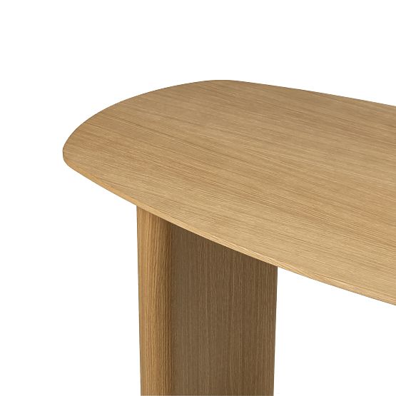 Biurko/konsola Oriento 120 cm, naturalna okleina dębowa