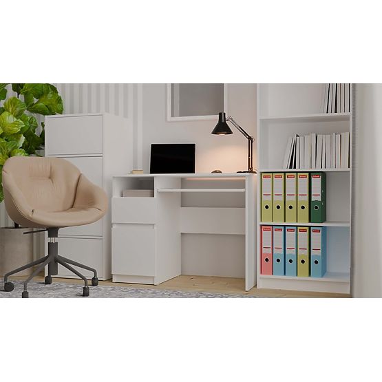 Biurko PORTO LEWY BIAŁY