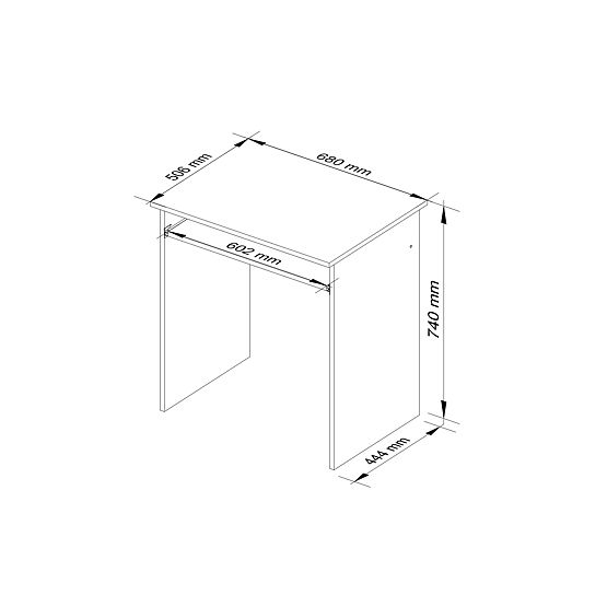 BIURKO STAR PK BIAŁE