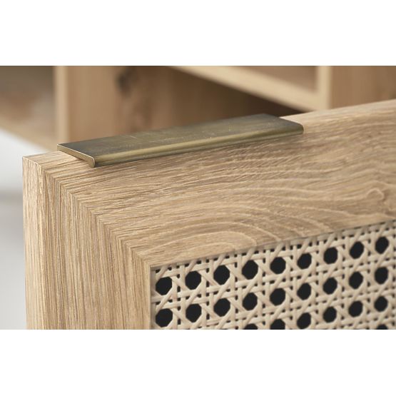 BORNEO RTV-1 stolik TV dąb artisan/czarny (1p=1szt)