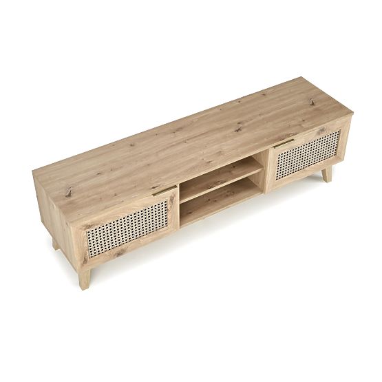 BORNEO RTV-1 stolik TV dąb artisan/czarny (1p=1szt)