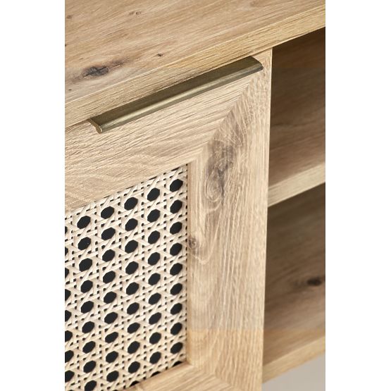 BORNEO RTV-1 stolik TV dąb artisan/czarny (1p=1szt)