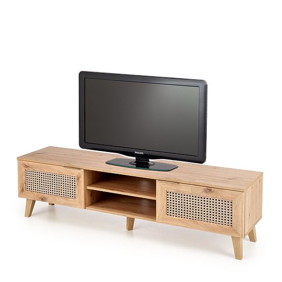 BORNEO RTV-1 stolik TV dąb artisan/czarny (1p=1szt)