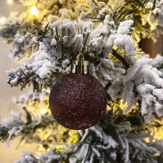 BRĄZOWE BOMKI ŚWIĄTECZNE 34 SZT. SYSD1688-038