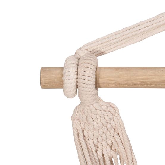 Brazylijskie krzesło wiszące BAHIO beżowe