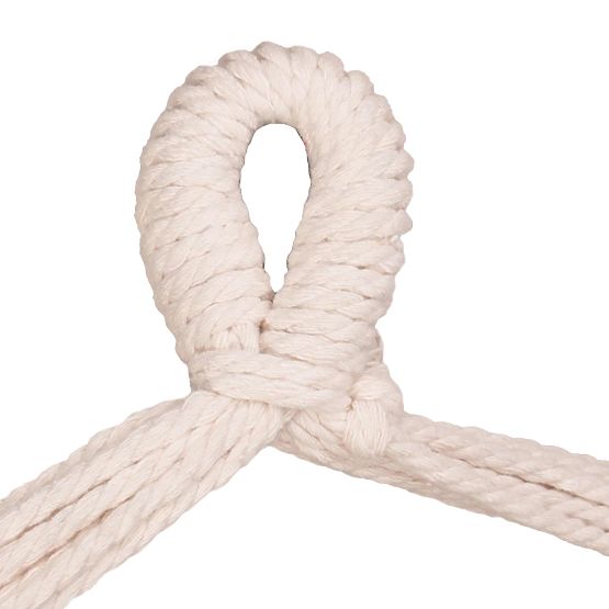 Brazylijskie krzesło wiszące BAHIO beżowe