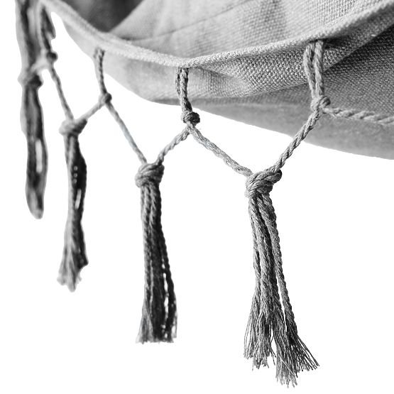 Brazylijskie krzesło wiszące BAHIO szare