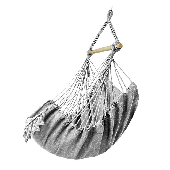 Brazylijskie krzesło wiszące BAHIO szare