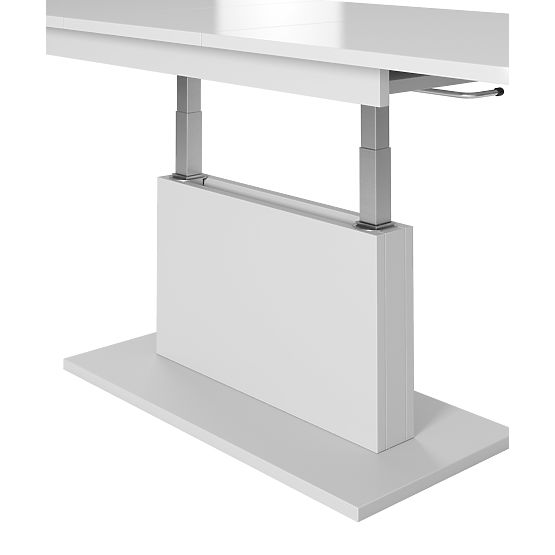 BUSETTI stolik konferencyjny blat: biały mat, nogi: biały mat (2szt=1szt)