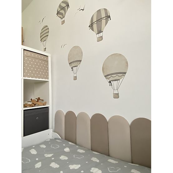 Panel tapicerowany Oblouček - beżowy