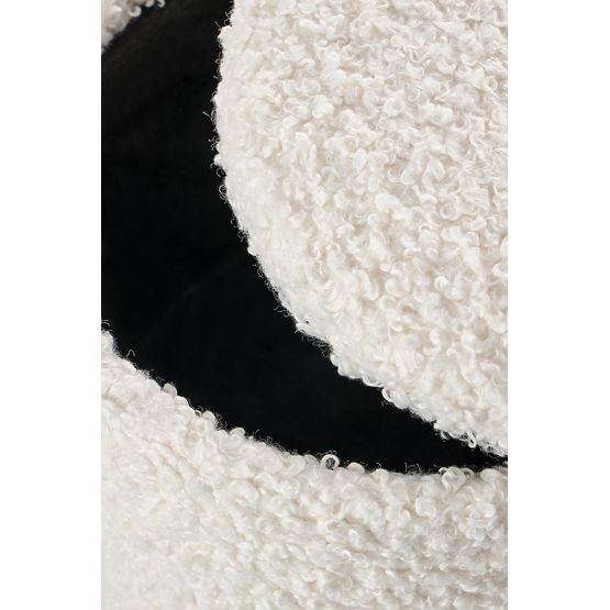 CANCUN zestaw 2 pufów, kremowy / naturalny (1p=1zestaw)