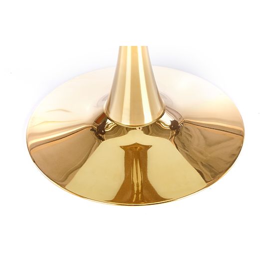 CASEMIRO stół blat - biały marmur, noga - złota (2p=1szt)