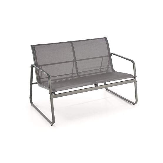CONOR zestaw ogrodowy ( sofa + fotel 2x + ława ), ciemny popiel / jasny popiel (1p=1set)