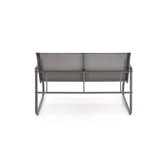 CONOR zestaw ogrodowy ( sofa + fotel 2x + ława ), ciemny popiel / jasny popiel (1p=1set)