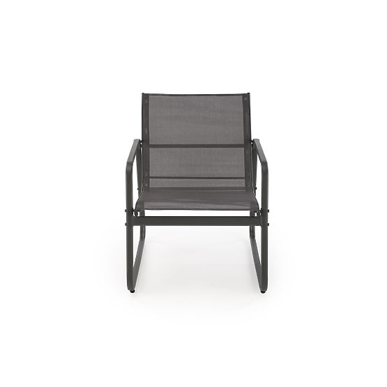 CONOR zestaw ogrodowy ( sofa + fotel 2x + ława ), ciemny popiel / jasny popiel (1p=1set)