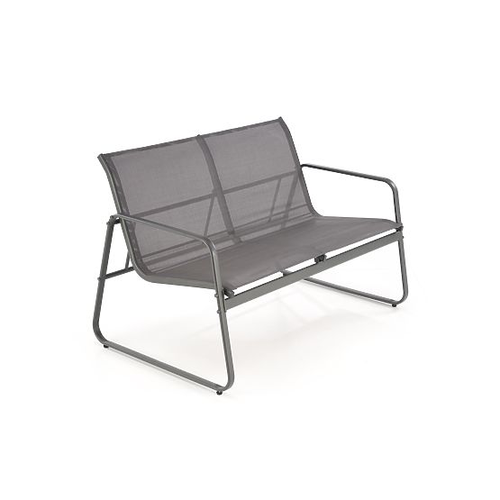 CONOR zestaw ogrodowy ( sofa + fotel 2x + ława ), ciemny popiel / jasny popiel (1p=1set)