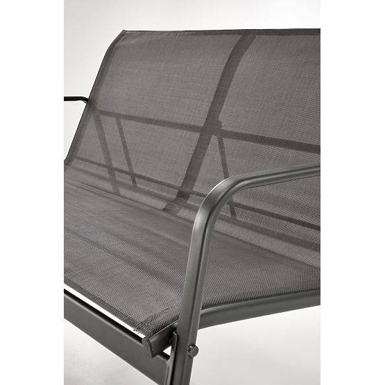 CONOR zestaw ogrodowy ( sofa + fotel 2x + ława ), ciemny popiel / jasny popiel (1p=1set)