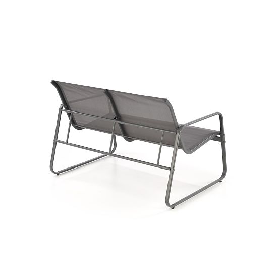 CONOR zestaw ogrodowy ( sofa + fotel 2x + ława ), ciemny popiel / jasny popiel (1p=1set)