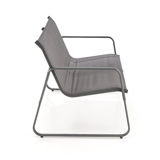 CONOR zestaw ogrodowy ( sofa + fotel 2x + ława ), ciemny popiel / jasny popiel (1p=1set)