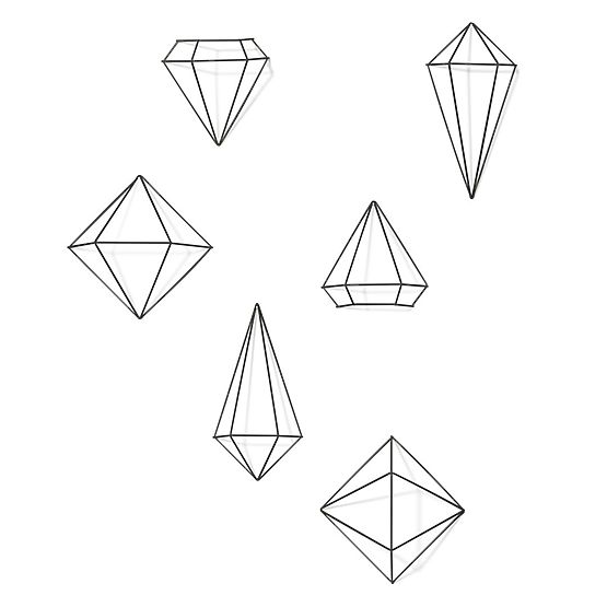 Dekoracja ścienna PRISMA umbra